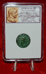 Roman Empire Coin GORDIAN III Military Standards On Reverse Nicaea Bithynia Mint