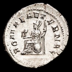 *Lucernae* Philip I AR Antoninianus ROMAE AETERNAE Roma Rome 244-249 A.D.