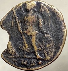 Founding of Constantinopolis Roman Coin 330AD Victory Prow Constantine Genuine