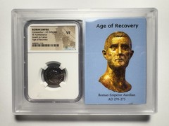 Roman Empire Constantine’s AD 305-306 BI Aurelianianus Issued As Caesar NGC VF