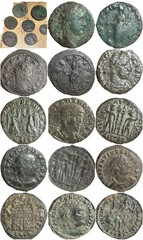 Roman Empire Imperial And Provincial Lot Of 7 Ancient Bronze Coins