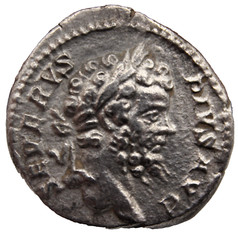 Roman Imperial | Septimius Severus | AR Denarius | 202-210 CE | FOUNDER OF PEACE