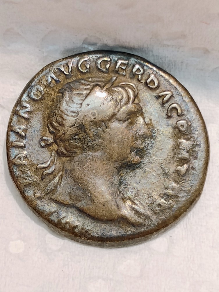 ROME ~ TRAJAN ~ 107-108 AD ~ 1 DENARUIS ~ SILVER ~ CH VF
