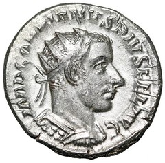 Gordian III AR Antoninianus “Sol with Globe” About Extremely Fine