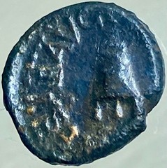 2000 Year Old Ancient Roman Coin 41-54AD Claudius I Quadrans 3 Leg Modius