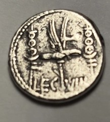 Marc Anthony, Roman Imperatorial AR Denarius, (43-30 BC) Coin