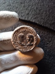 Superb roman coin in bronze, diameter 30 mm, nice patine
