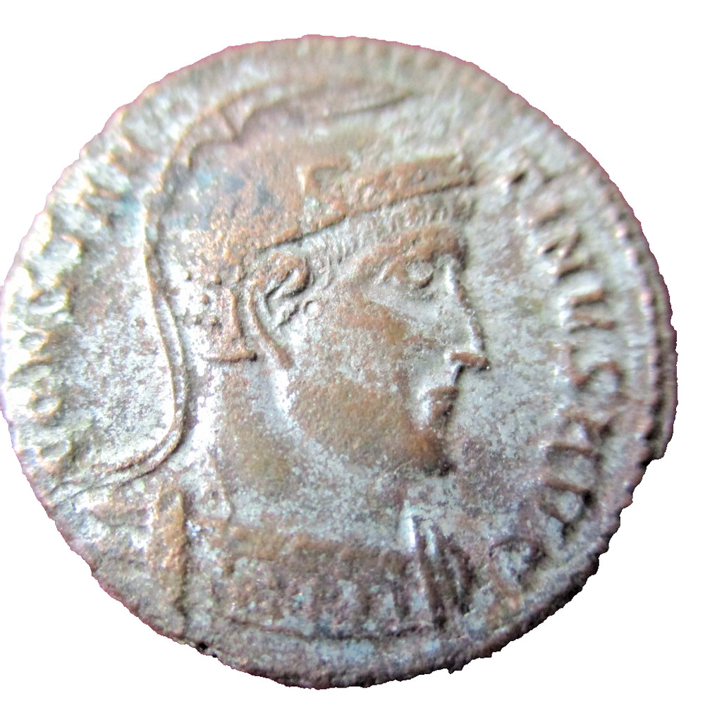 CONSTANTINE I Billon Centionalis VIRTUS EXERCIT Thessalonica (ref. 489)