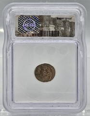 27BC-476AD Bi Nummus Roman Empire Coin ICG Genuine Authenticated Certified Slab