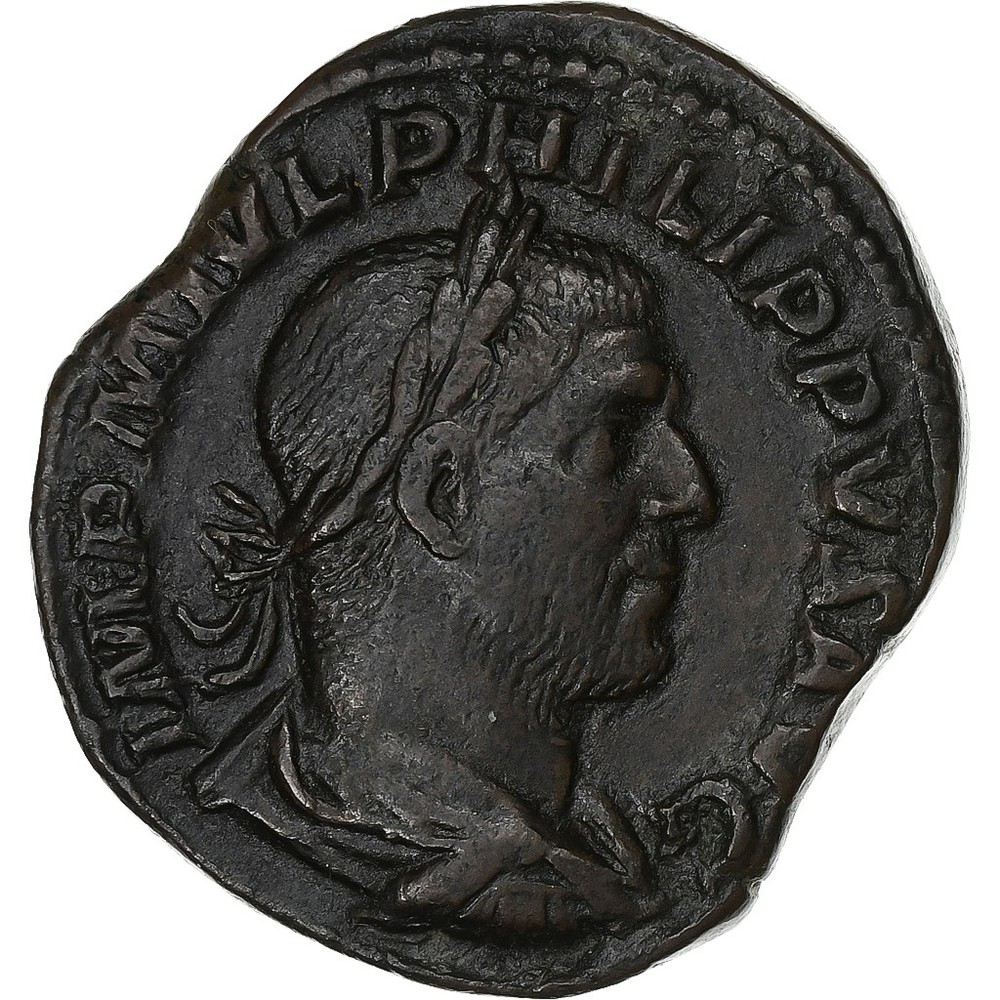 [#1277410] Philip I, Sestertius, 244-249, Rome, Bronze, EF
