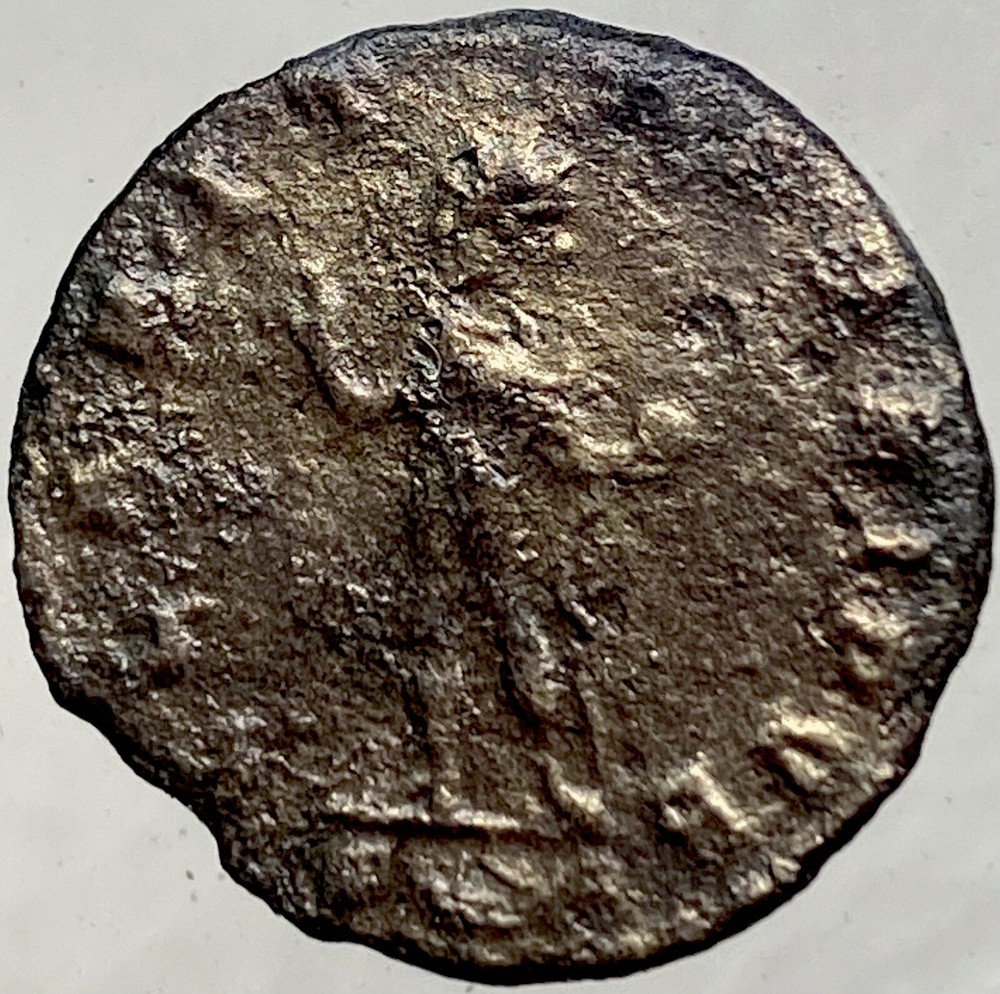Ancient Roman Coin Emperor Constantine II Junior 316 AD Sol Claritas Republicae