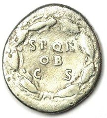Ancient Roman Empire Galba AR Denarius Silver Coin 68-69 AD – Good Fine / VF