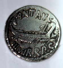Marc Anthony, Roman Imperatorial AR Denarius, (43-30 BC) Coin