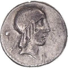 [#345741] Coin, Calpurnia, Denarius, 90 BC, Rome, EF(40-45), Silver, Crawford:34