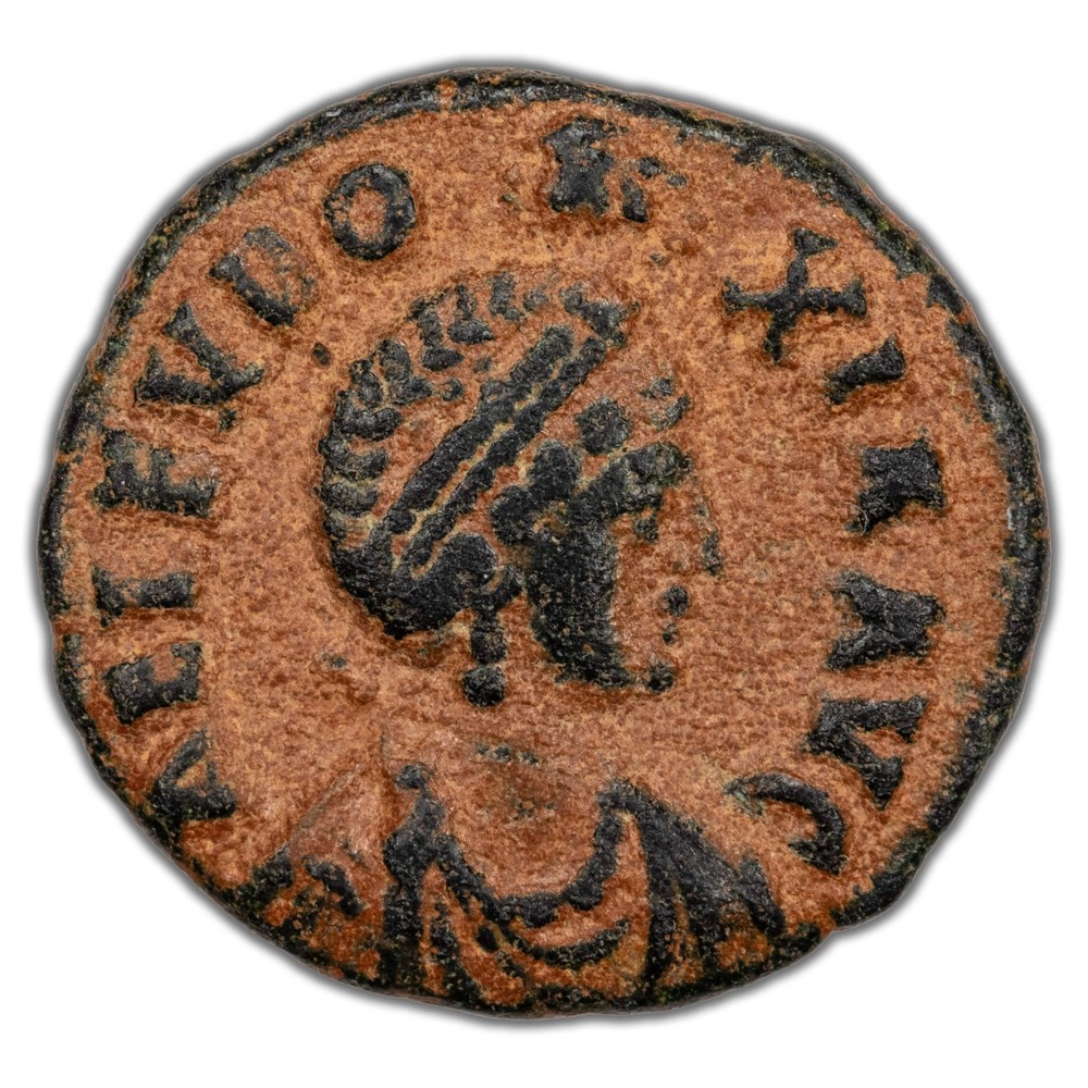 Ancient Rome AD 400-2 Aelia Eudoxia AE-3 Coin RIC #84 2.75g
