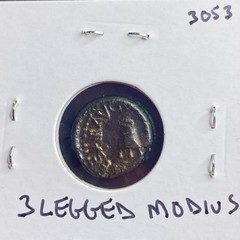 2000 Year Old Ancient Roman Coin 41-54AD Claudius I Quadrans 3 Leg Modius