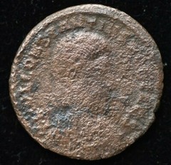CONSTANTIUS II ROMAN FOLLIS COIN – G CONDITION – AE 23mm 4.5 GRAMS