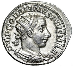 Gordian III AR Antoninianus “ORIENS AVG Sol” Antioch Good Very Fine