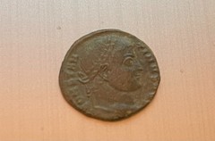 Constantine I AE3 CampGate Ancient Roman Coin