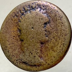 Ancient Roman Empire Coin Emperor Domitian 81-96AD Dupondius Genuine Rome
