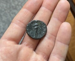 DIVA FAUSTINA Ancient Roman Coin AE As 146-161AD VESTA AVGVSTA RIC1179 – 8g