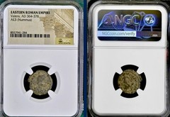 Ancient Roman Coin Emperor Valens 364 AD-378 AD Genuine NGC Certified