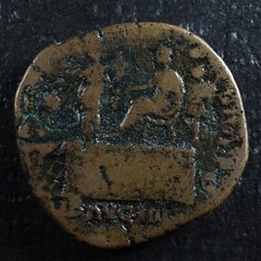 Commodus Sestertius 181 Rome RIC 310a Platform Liberalitas Sesterce Commode