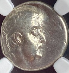 Cappadocian Kingdom 96BC-63BC Ancient Drachm Coin NGC Graded Ariobarzanes I ChF