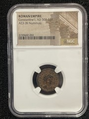 Roman Empire Constantine II 307-337 AE3/4 AD NGC Certified Ancient Coin – Wow!
