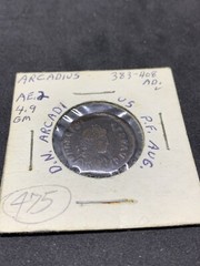 ancient coin Arcadius Roman Emperor 383AD ( 475 )