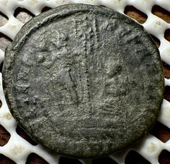 Constantius II, Galley, Arles, 23.5 mm, Can be Cleaned More, Nice Coin & Rare!