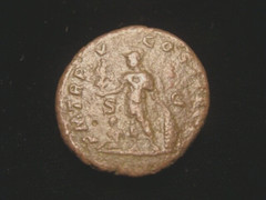 CARACALLA. 198-217. AS. PM TR P (X)V COS IIII PP. Mars.