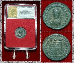 Ancient Roman Empire Coin Of CRISPUS As CAESAR Campgate