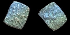 Indo Scythian Kingdom Northern SATRAPS: Mujatria, circa 1-20 Ad, Ae