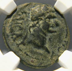 AD 81-96 Lydia Bagis Domitian coin NGC F