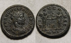 Rare original Ancient Roman coin Numerian as Caesar Antoninianus Jupiter victory