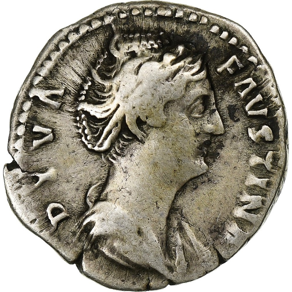 [#1277772] Diva Faustina I, Denarius, 141, Rome, Silver, AU, RIC:353, a