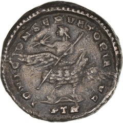 [#973651] Coin, Licinius I, Pseudo Argenteus, 313, Trier, AU, Copper, RIC:825