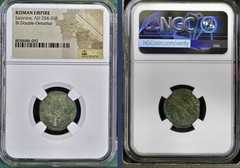 Female Roman Empress Salonina Coin 254AD-268AD Double Denarius NGC Genuine