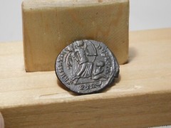 Roman Imperial Constantine I, AE 3, Sarmatia Devicta rev.