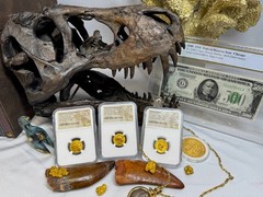 TITUS NGC AU 5X3 ROMAN EMPIRE AUREUS 79AD CAESAR AUGUSTUS ANCIENT GOLD COINS