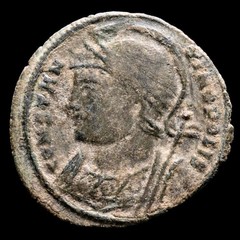 *Lucernae* City Conmemorative Follis Victory on prow / PCONST (4542) Arles 303