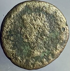 Emperor Tiberius in Memory of Augustus As Roman Coin 14AD-37AD Camp Gates Scarce