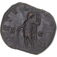 [#345988] Coin, Gallienus, Sestertius, 254, Rome, VF, Bronze, RIC:248