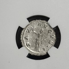 Rare High Grade MS Strike5/5 Surface4/5 Maximus 1 AR Denarius 3.07gr AD235-238