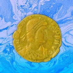 ⚠️ Rome MAGNUS MAXIMUS 383-388 AD, AE 2, SR 4203, Scarcer ruler! F ⚠️