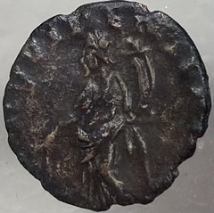 Beautiful Roman Coin Ancient Emperor Victorinus 269-271 AD Genuine Providentia