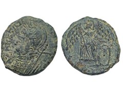 Constantinople, nummus, imitation of the Lyon mint, c. 337 AD. [ROM_3085]