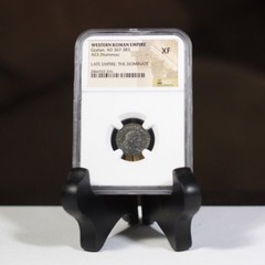 Western Roman Empire Gratian, AD 367-383 NGC XF ***Rev Tye’s Stache*** #2316