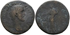 Roman Bronze Sestertius – Rome 138-161 AD – Antoninus Pius – Salus